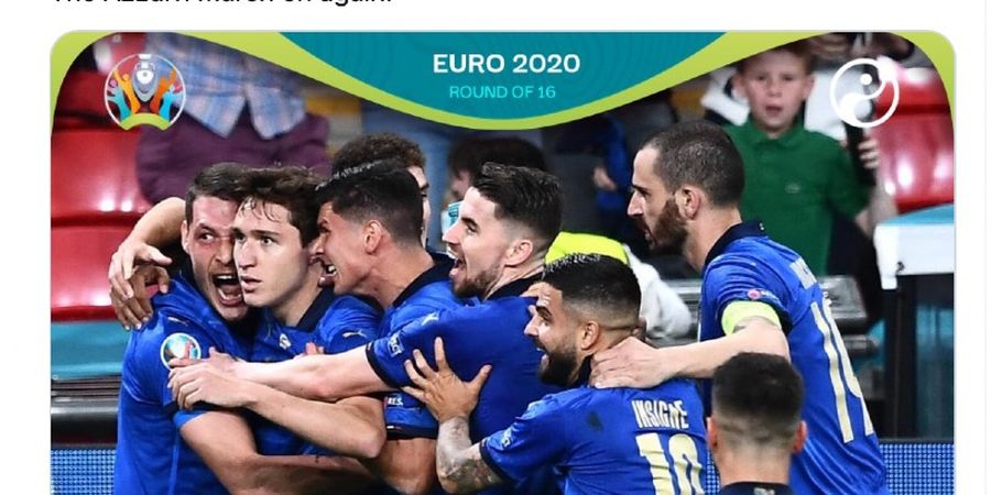 EURO 2020 - Tembus Perempat Final, Italia Butuh Empat Pertandingan untuk Samai Spanyol dan Brazil