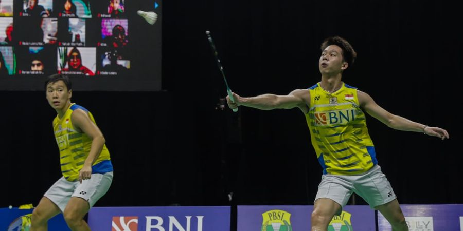 Link Live Streaming Hylo Open 2021 - Belum Disiarkan di TV, Marcus/Kevin Dkk Lakoni Babak Kedua