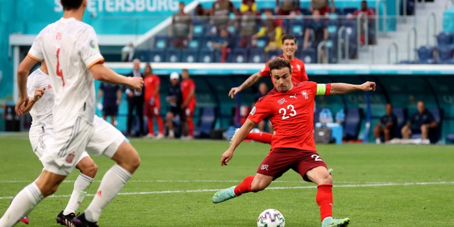 Hasil EURO 2020 - Swiss Cuma 10 Pemain Sejak Menit ke-77, Spanyol Ditahan Imbang 1-1