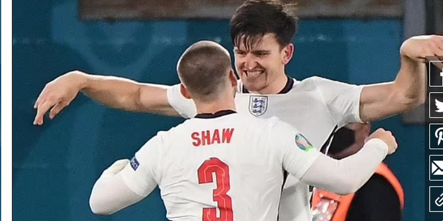 Cetak Asis Cemerlang untuk Inggris, Luke Shaw Bungkam Ocehan Mourinho