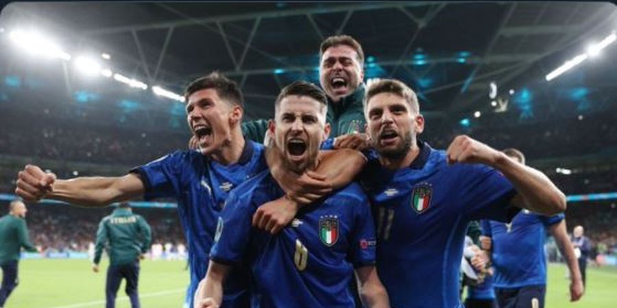 Italia ke Final EURO 2020 - Nembus Puncak Keempat di Piala Eropa, Cuma Kalah dari Jerman