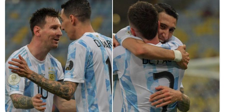 Gol Di Maria Permalukan Neymar, Live Streaming Argentina Vs Brasil di Final Copa America 2021