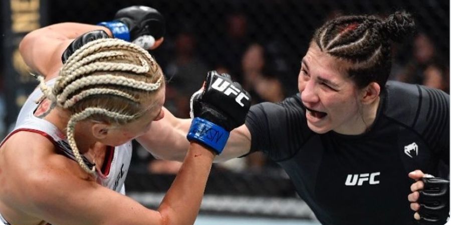 Hasil UFC 264 - Bom Tinju Pecahkan Hidung Sudahi Duel Papan Atas Divisi Amanda Nunes