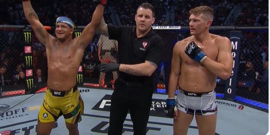 Hasil UFC 264 - Sabuk Juara Cuma Mimpi, Bocah Ajaib Keok dari Pecundang Kamaru Usman