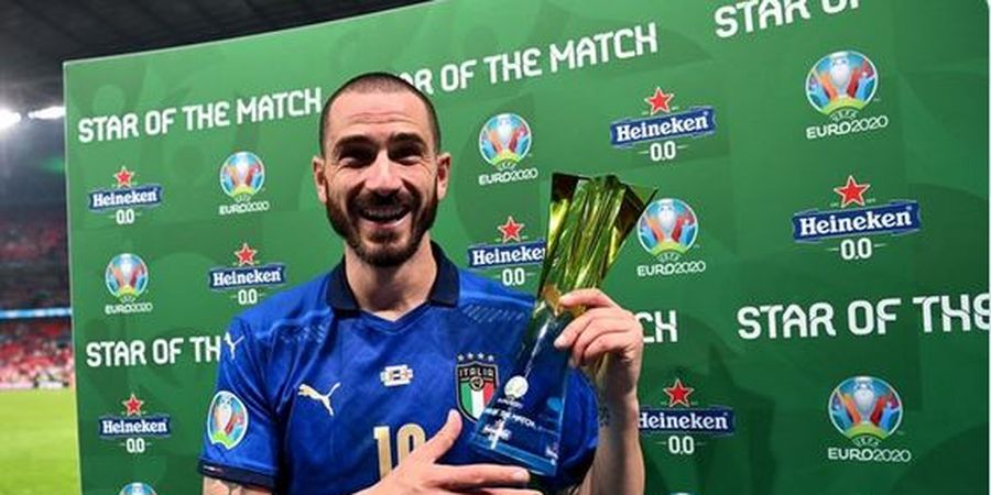 EURO 2020 - Italia Juara, Leonardo Bonucci Minta Pendukung Inggris Makan Lebih Banyak Pasta