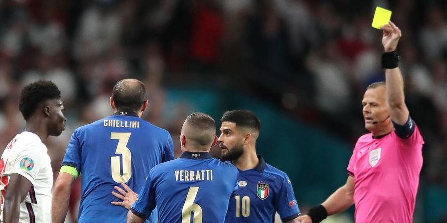 Hasil Lengkap EURO 2020 - Chiellini Trending Topic karena Pelanggaran Menit 95, Italia Kubur Inggris di Wembley