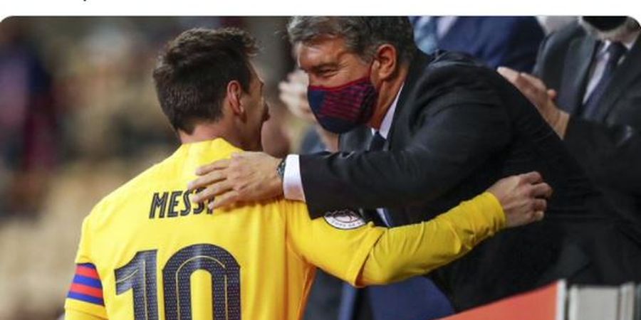 Presiden Barcelona Keceplosan Nama Messi di Acara Penting, Belum Bisa Move On?