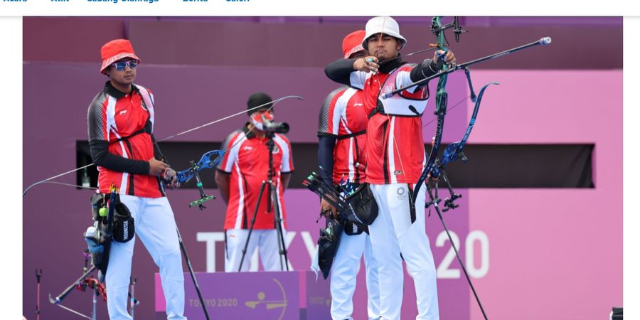 Panahan Olimpiade Tokyo 2020 - Langkah Regu Indonesia Terhenti, Masih Ada Harapan Lain