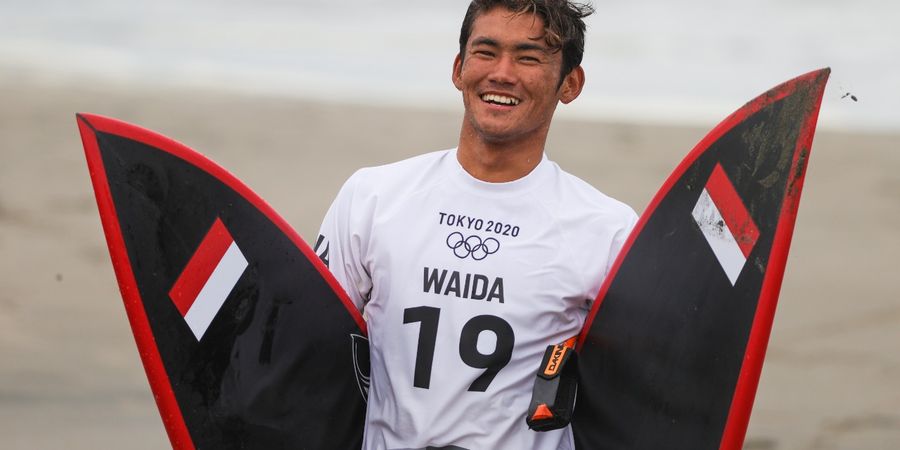 Hasil Surfing Olimpiade Tokyo 2020 - Rio Waida Takluk dari Wakil Jepang