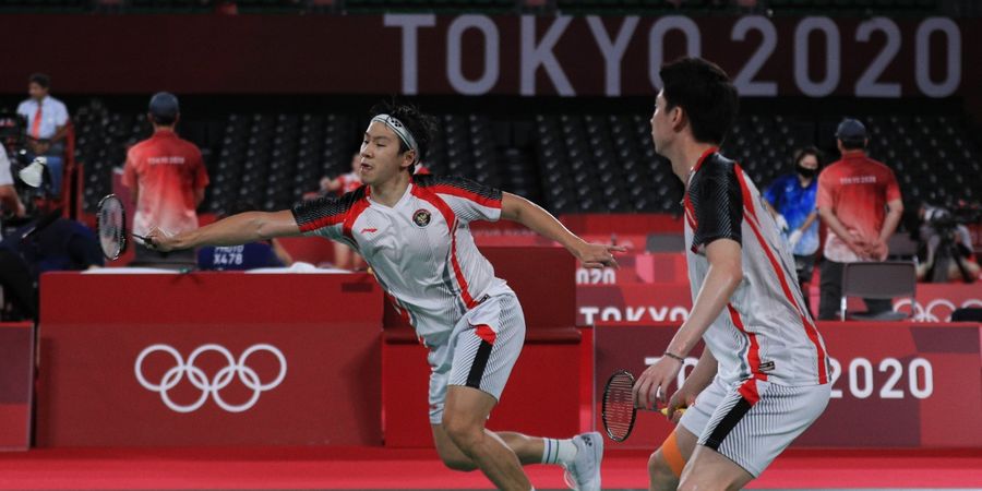 Olimpiade Tokyo 2020 - Pelatih Thailand Sebut Alasan Marcus/Kevin Remuk