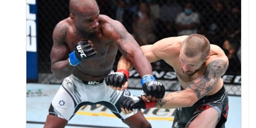 Hasil UFC Vegas 33 - Tendangan Kepala dan Tabrakan Kereta Munculkan KO Brutal