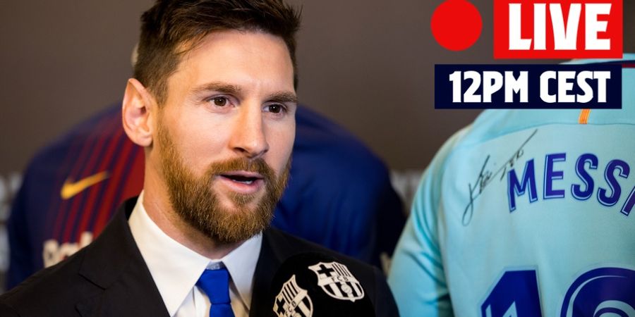 Messi Jumpa Pers Sebelum Barcelona Vs Juventus, Tak Ada yang Pakai Jersey No 10