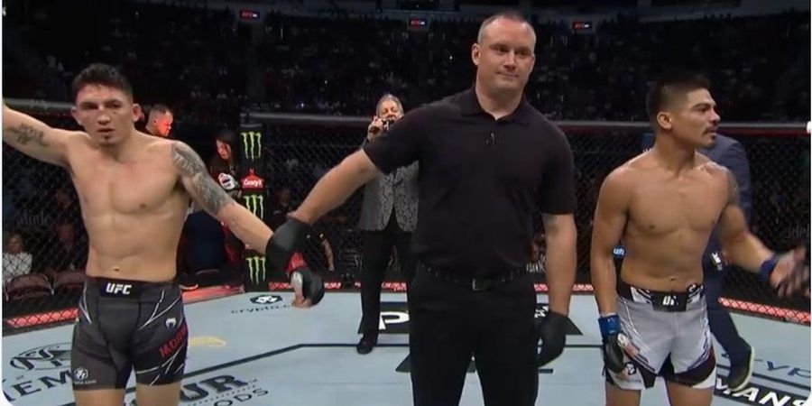 Hasil UFC 265 - Mutlak, Vince Morales Menangi Sabungan Pecundang dan Jagoan Adik Pelatih GSP