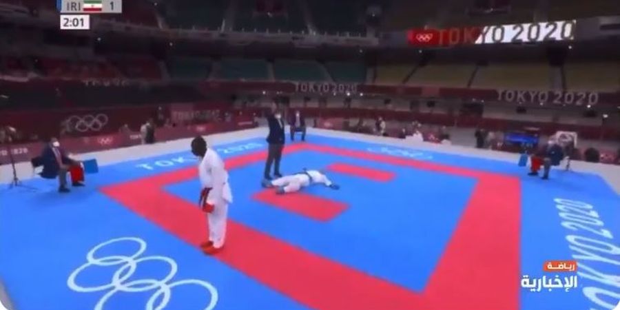 VIDEO - Jagoan Karate Gagal Gondol Medali Emas Olimpiade Tokyo 2020 karena Bikin Lawan KO