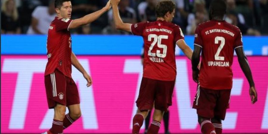 Hasil Bundesliga Pekan 1 - Bayern Muenchen Ditahan Gladbach, Lewandowski Langsung Cetak 2 Rekor