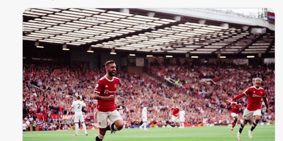 Hasil Babak I - Manchester United Lepas 11 Tembakan, Bruno Fernandes Buka Keunggulan