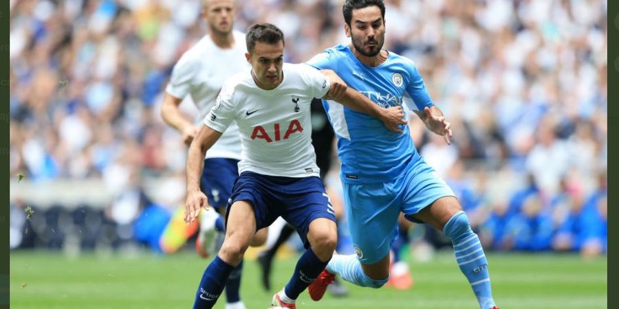 Sama-sama Ompong, Tottenham Hotspur dan Man City Berbagi Angka di Babak I