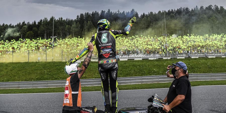 Luar Biasa di Austria, Valentino Rossi Layaknya Seorang di Paus MotoGP