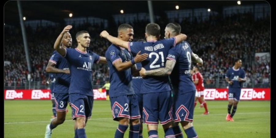 Hasil Liga Prancis - Lionel Messi Batal Debut, PSG Bungkam Brest 4-2