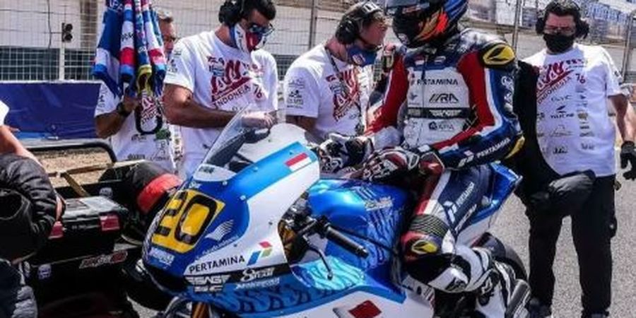 Pertamina Mandalika Ingin Dimas Ekky Finis Podium pada Seri Terakhir CEV Moto2 2021