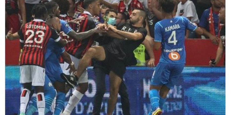 Nice Vs Marseille Rusuh - Eks Pelatih Messi Ngamuk, Punggung Dimitri Payet Lebam