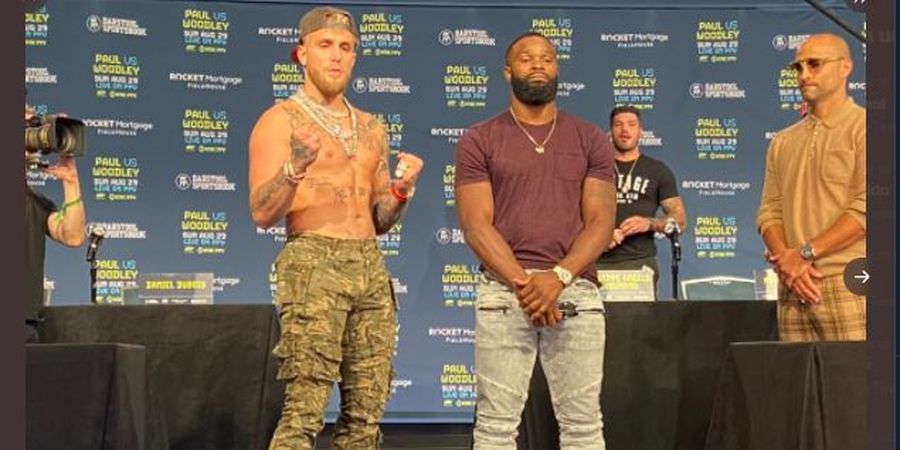 Jadwal Tinju Jake Paul vs Tyron Woodley - Adu Kuat Youtuber dan Mantan Raja UFC