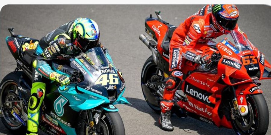 Hasil Kualifikasi MotoGP Aragon 2021 -  Francesco Bagnaia Jinakkan Setan, Ducati Start 1-2