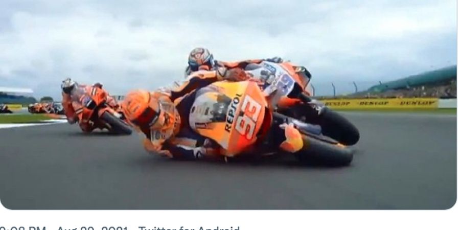 MotoGP Inggris 2021 - Soal Crash, Martin Serahkan Hukuman Marquez ke Race Direction