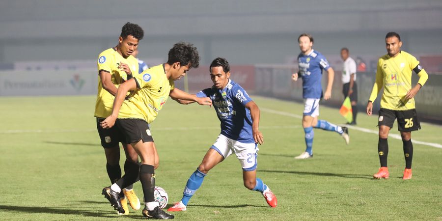 Persib Bandung Vs Barito Putera Masih Imbang di Babak Pertama