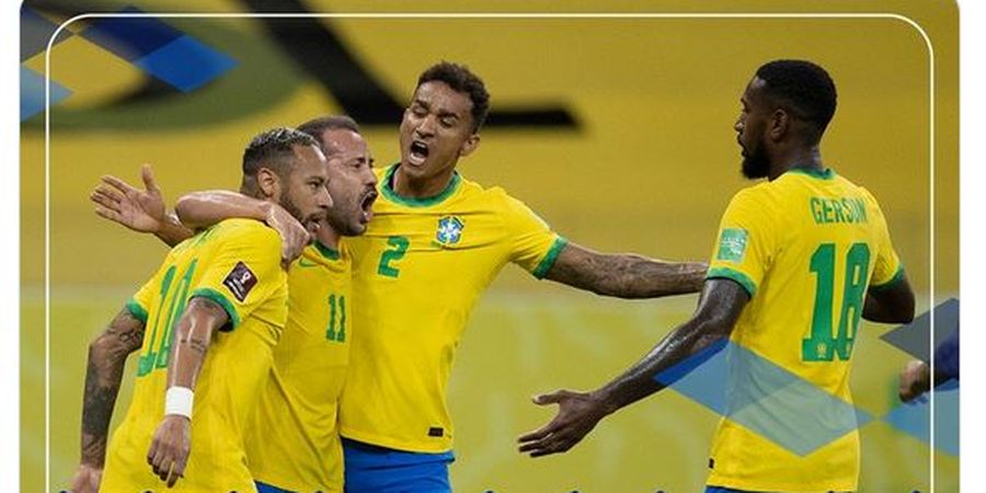 Hasil Kualifikasi Piala Dunia 2022 - Neymar On Fire, Brasil Tekuk Peru