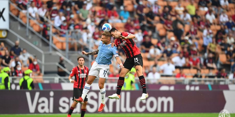 Gol Rafael Leao Bawa AC Milan Unggul 1-0 atas Lazio di Babak Pertama