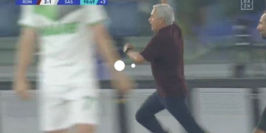 Hasil dan Klasemen Liga Italia - Jose Mourinho Lari Ngebut Selebrasi, AS Roma Posisi 1 karena Gol Menit 91
