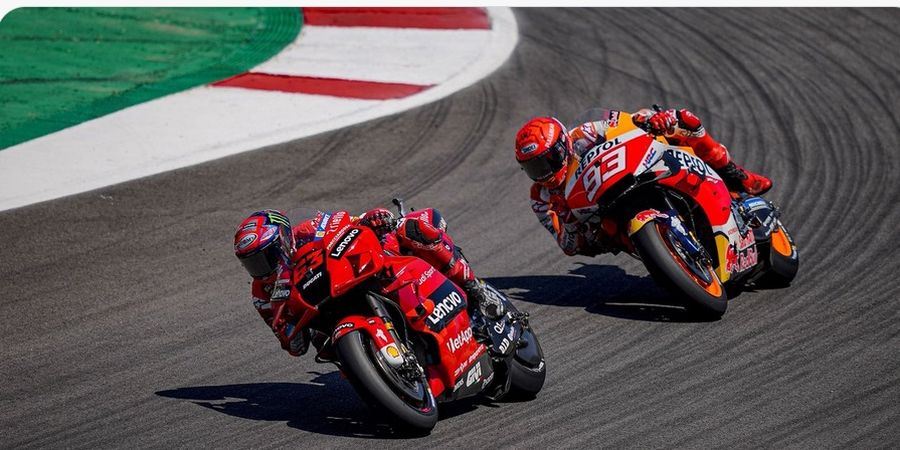 Kalau Perlu, Bos Ducati Pajang Tulisan Besar 'Diikuti Marquez' agar Bagnaia Menang di Aragon