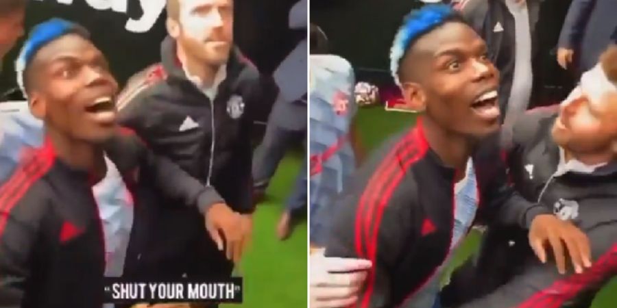 VIDEO - Michael Carrick Seret Paul Pogba yang Terlibat Konfrontasi dengan Suporter West Ham