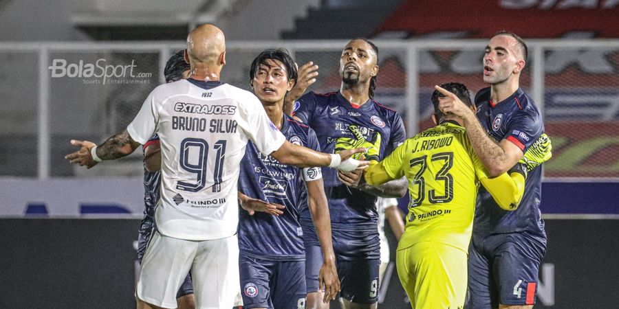 Cuma Main Imbang, Bruno Silva Puji Pertahanan Arema FC tapi...