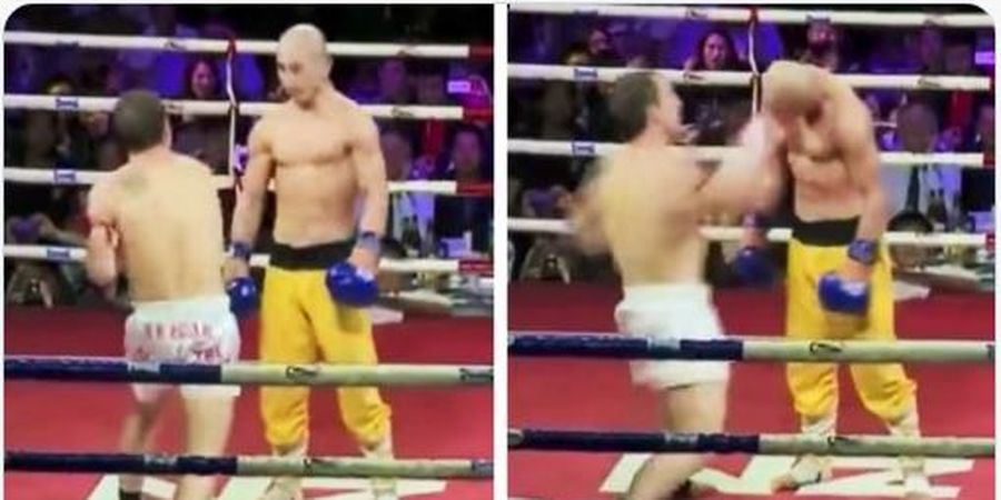 Ajaib, Rentetan Pukulan Brutal dari Petarung MMA Tak Mempan pada Biksu Ini