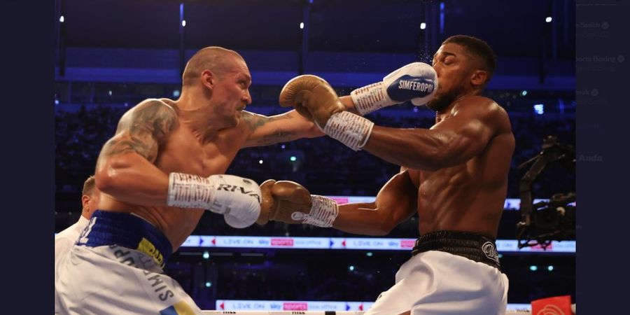 Kehilangan Gelar, Anthony Joshua Minta Rematch Hadapi Oleksandr Usyk