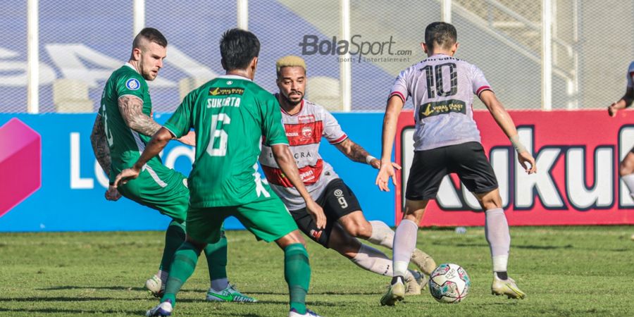 Rafael Silva Bawa Madura United Unggul atas Persipura pada Babak Pertama