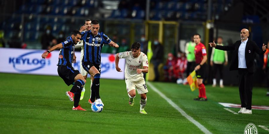 Hasil Liga Italia - Diwarnai Gol Kilat dan Nyaris Kena Comeback, AC Milan Tekuk Atalanta