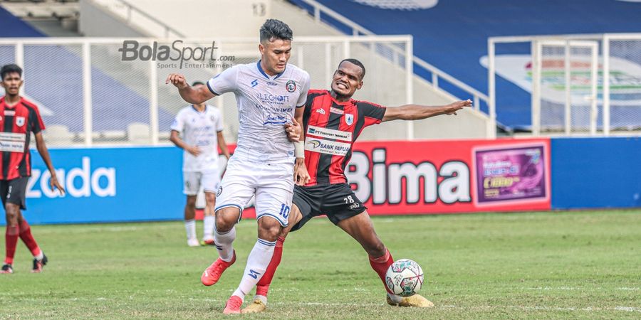 Koleksi 4 Gol di Liga 1 untuk Arema FC, M Rafli Enggan Cepat Puas