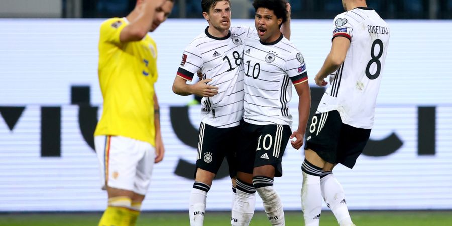 Hasil Lengkap Kualifikasi Piala Dunia 2022 - Serge Gnabry Tembus 20 Gol, Jerman Comeback Atasi Rumania