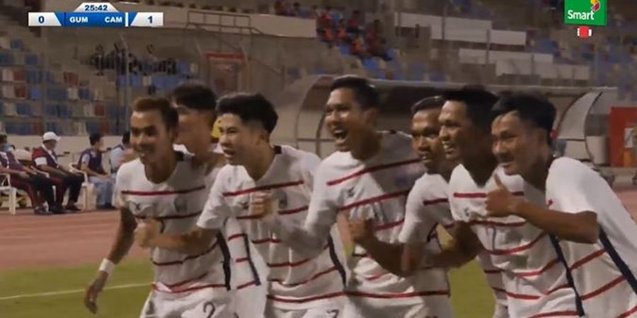 Hasil Play-off Kualifikasi Piala Asia 2023 - Ikuti Timnas Indonesia, Kamboja Atasi Guam Berkat Gol Striker yang Hilang 3 Tahun