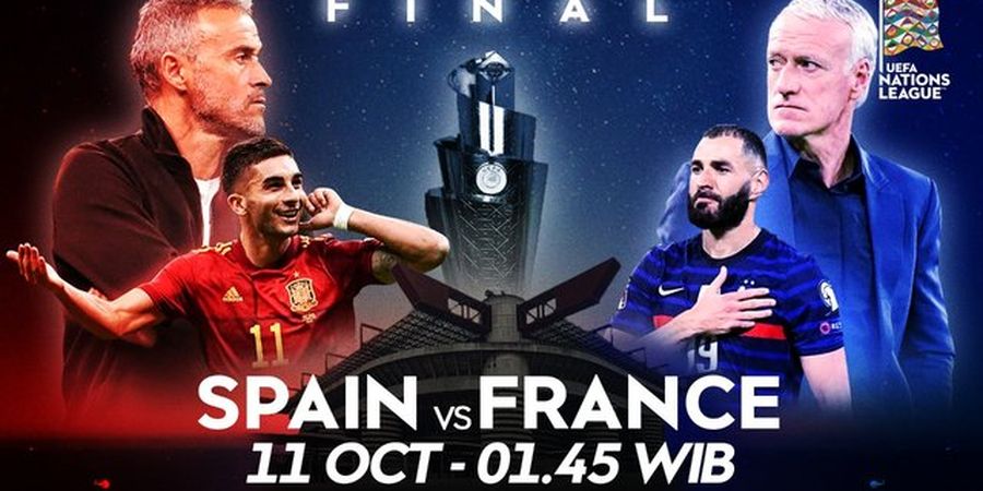 Link Live Streaming Final UEFA Nations League - Spanyol Vs Prancis, Adu Kuat Tim Terbaik Dunia dan Serdadu Muda Negeri Matador