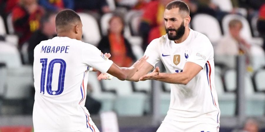 Karim Benzema dan Kylian Mbappe Ukir Rekor Kembar, 4 Laga Beruntun Kompak Cetak Gol bareng Prancis