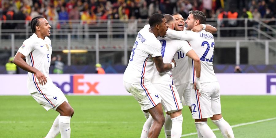 Hasil Final UEFA Nations League - Kembali Menang Comeback, Prancis Sukses Bungkam Spanyol dan Juara
