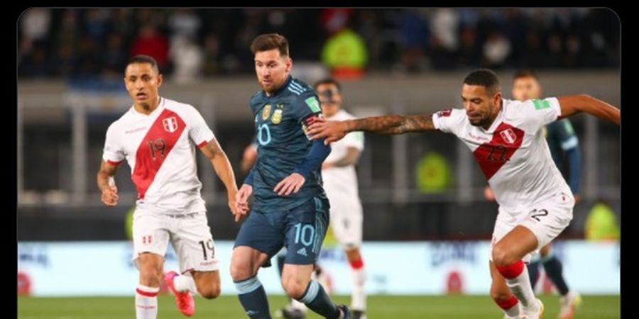 Hasil Kualifikasi Piala Dunia 2022 - Argentina Menang Minimalis atas Peru, Lionel Messi Cs Lanjutkan Tren Tak Terkalahkan