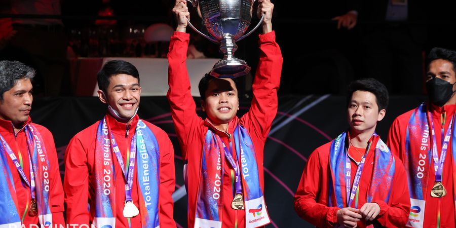 Rekap Final Thomas Cup 2020 - Taklukkan China, Indonesia Raih Trofi Ke-14