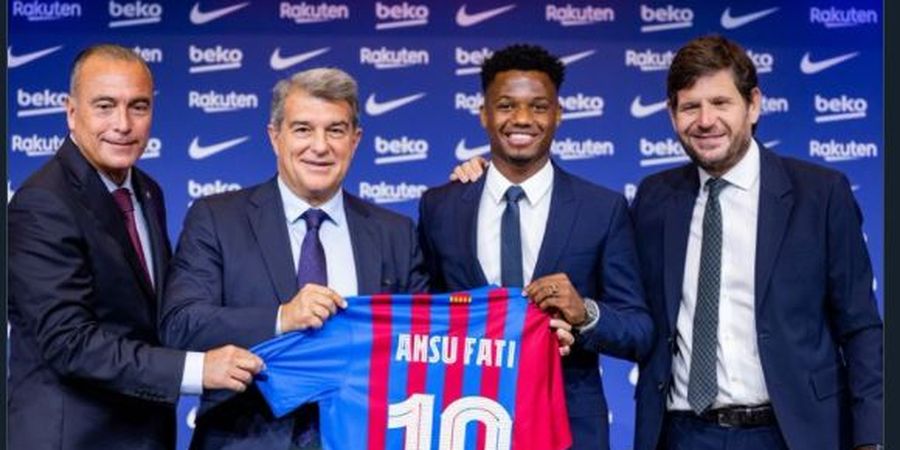 Ansu Fati Teken Kontrak di Barcelona - Penerus Lionel Messi Jadi Manusia 1 Miliar Euro yang Kedua