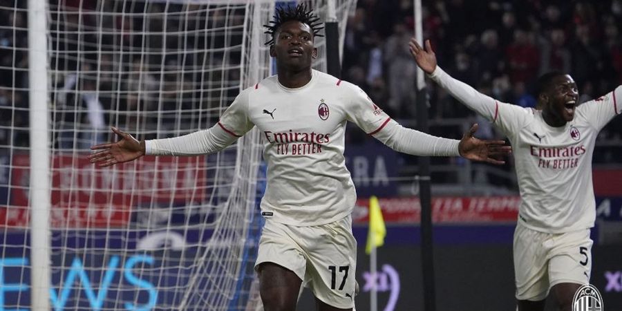 Diwarnai Insiden Kartu Merah, AC Milan Hajar Bologna di Babak Pertama