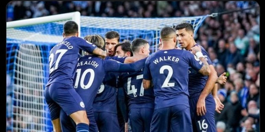 Manchester City Menggila di Babak Pertama, Brighton Dihajar Tiga Gol Tanpa Balas